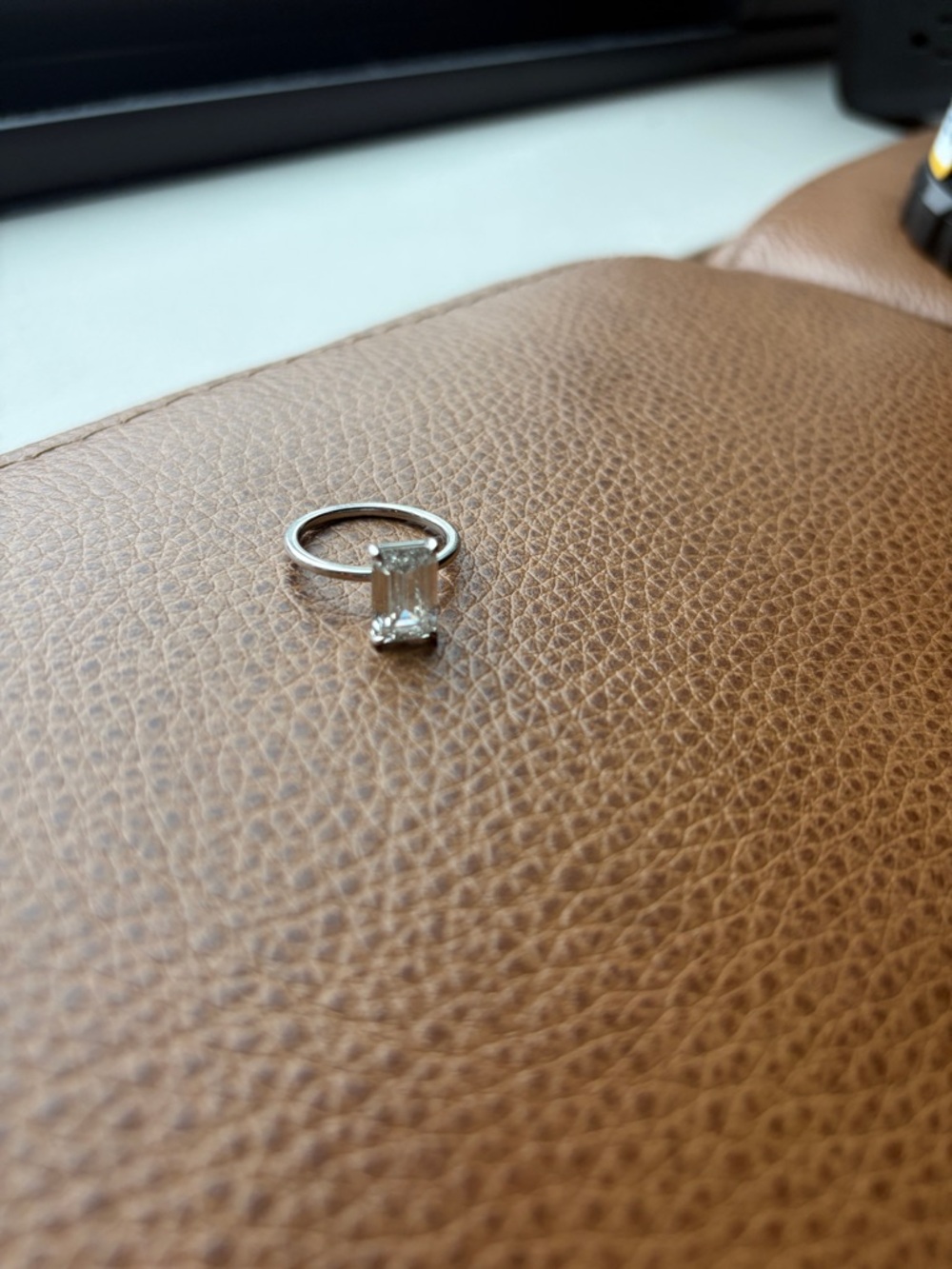 Ring Concierge 4.03 ct Emerald Lab Diamond set in Platinum IGI INCREDIBLE - Picture 17 of 17